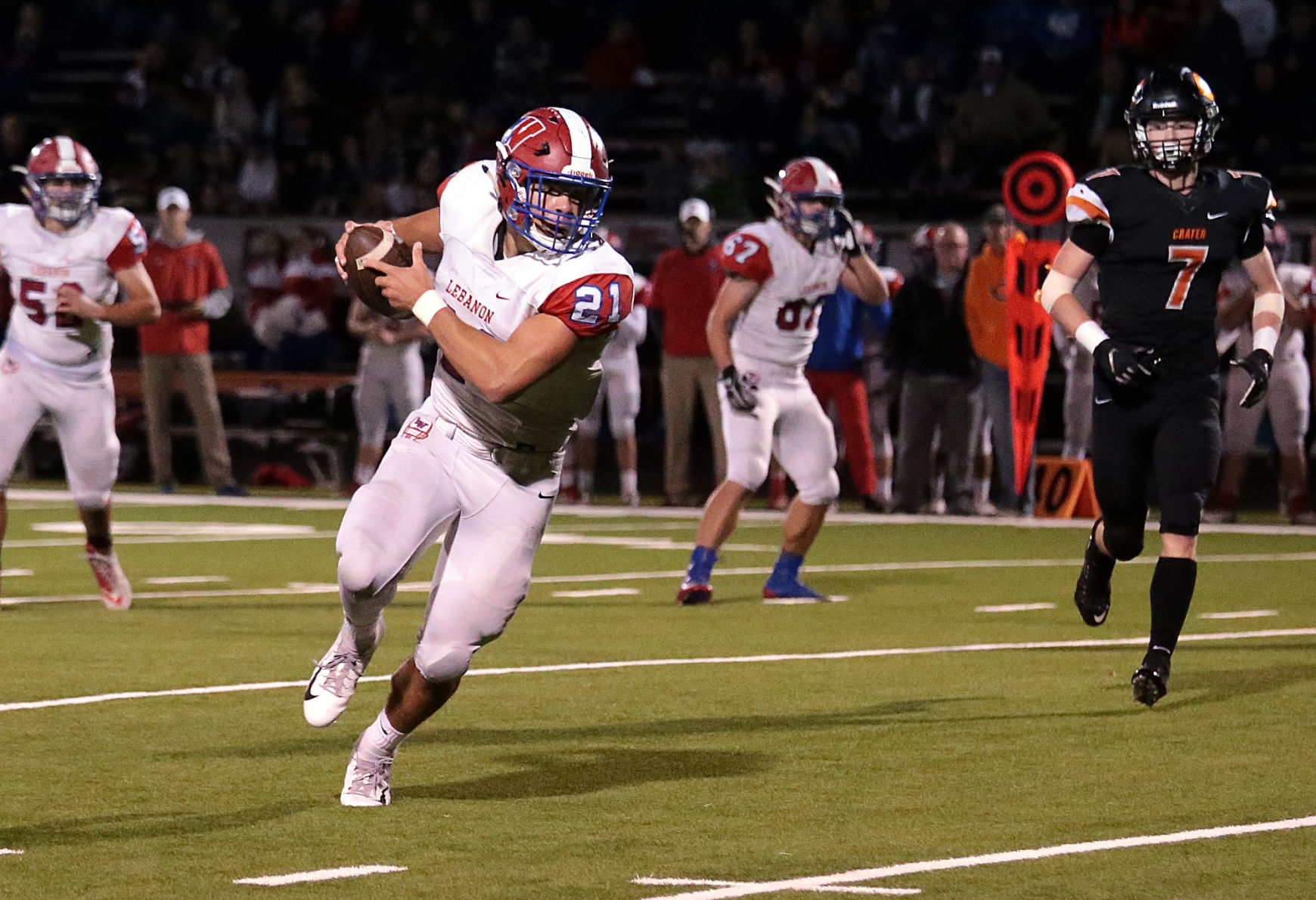Prep football: Lebanon at Crater